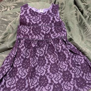 Cherokee Purple Lace Sleeveless Dress